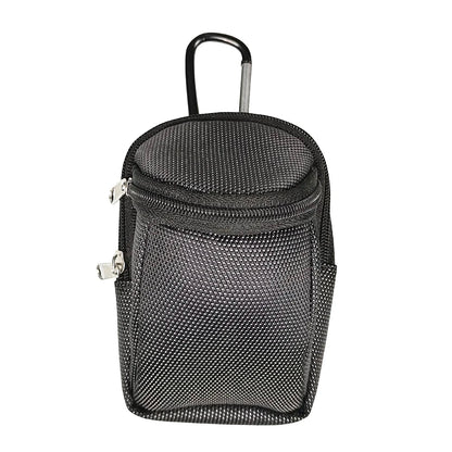 Mini Park Golf Ball Bag with Hook – Portable Nylon Waist Bag for Park Balls, Outdoor Sports Golf Accessories