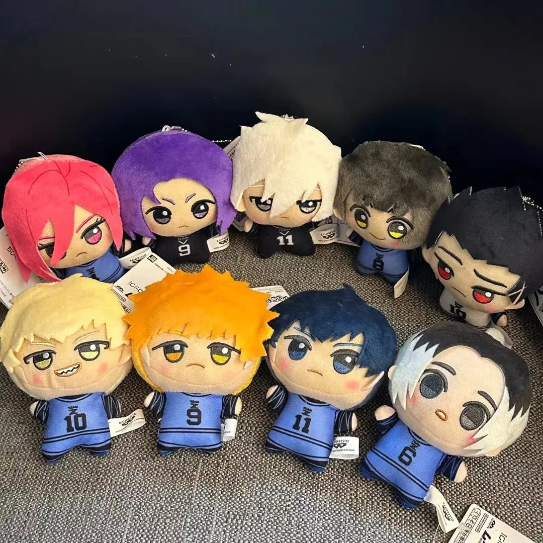 10cm Mini Blue Lock Plush Keychain – Seishiro, Nagi, Isagi, Yoichi, Chigiri, Bachira & Meguru Stuffed Doll Toy Gift