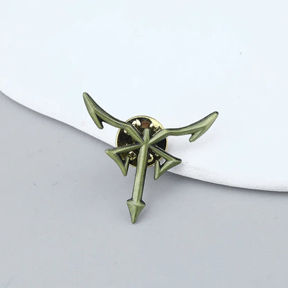 Resident Evil 4 Los Iluminados Enamel Pin - Vintage Metal Logo Badge Collectible Accessory