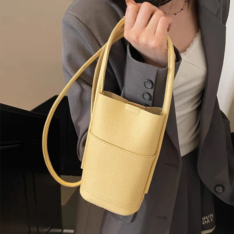 Luxury PU Leather Phone Bag - Custom Letter Crossbody Shoulder Purse for Women’s Fashion Travel & Daily Use