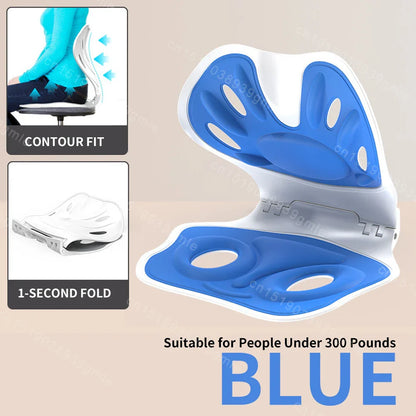 Ergonomic Waist Protection Cushion — Foldable Back Support for Pain Relief, Anti-Hunchback Posture Correction