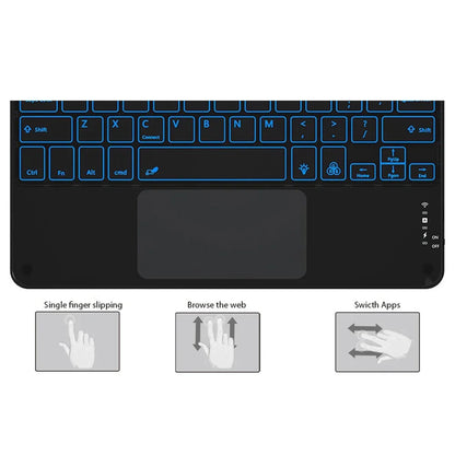 Lenovo Tab M11 11" Case with Bluetooth Keyboard – Smart Stand Cover for Xiaoxin Pad 2024/2025