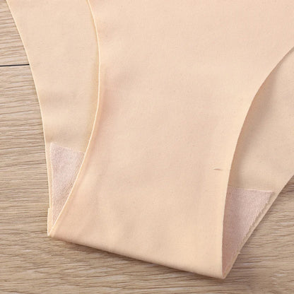 4 Pack Seamless No Show Thongs for Women – V-Waist Stretch, Breathable Sexy Underwear Panties