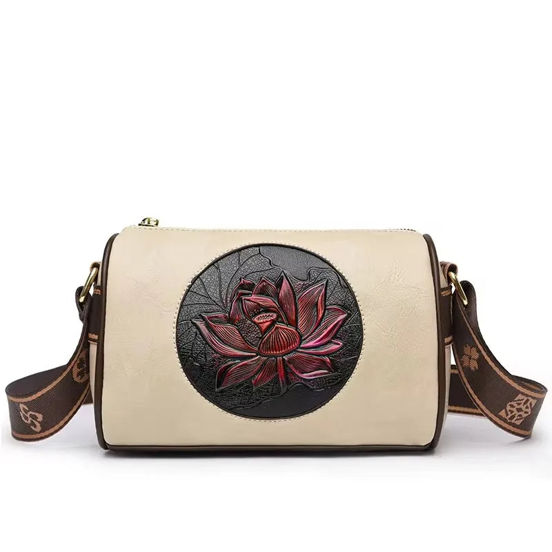 Luxury Women’s Leather Handbag – Large Capacity Shoulder & Crossbody Designer Bag