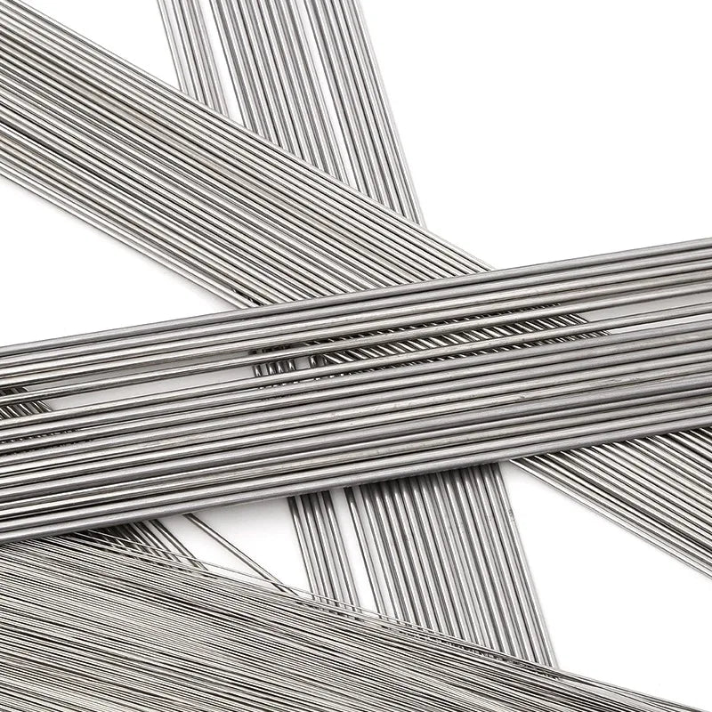 304 Stainless Steel Round Rod - Metric Linear Shaft 0.8mm–14mm Diameter, 125mm–500mm Length