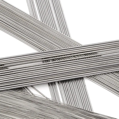 304 Stainless Steel Round Rod - Metric Linear Shaft 0.8mm–14mm Diameter, 125mm–500mm Length