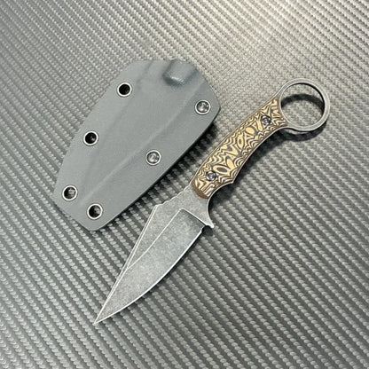 Compact Outdoor Survival Knife - High Hardness Full Steel Camping & Adventure Knife