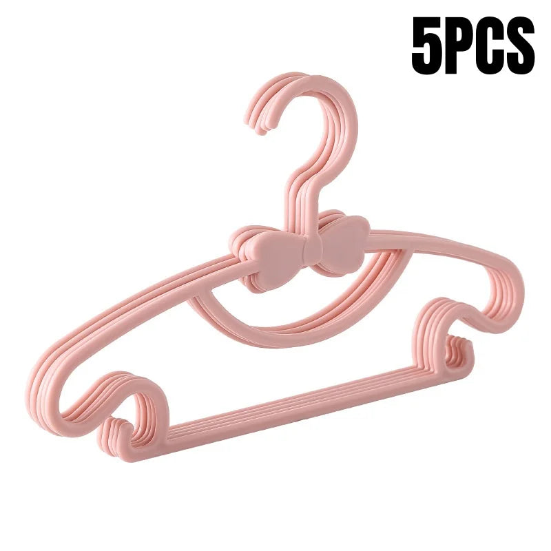 5-50PCS Baby Plastic Hangers – Kids Clothes Storage Rack for Nursery, Toddlers & Infants, Portable Home Use