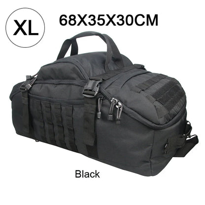 LQARMY Tactical Military Backpack – 30L/45L/80L 3-in-1 Gym, Camping, Travel Bag