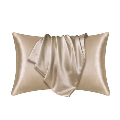 100% Natural Mulberry Silk Pillowcase - Real Silk Hair & Skin Care Bedding Cover with Custom Size Options
