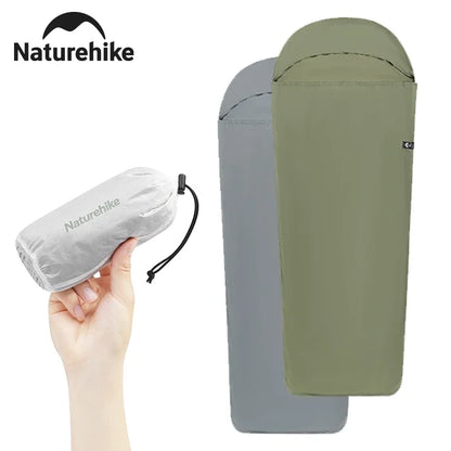 Naturehike Sleeping Bag Liner - 128g Ultralight Travel & Hiking Inner Blanket for Single Sleeping Bags