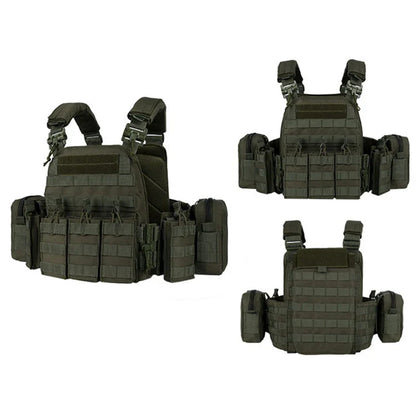 YAKEDA Quick Disassembly 6094 Training Vest – Adjustable Protective Airsoft Plate Carrier Chest Rig