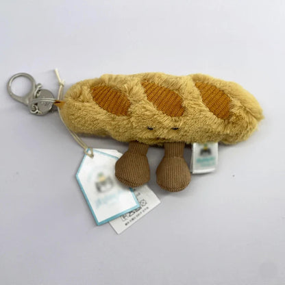 Cute Golf Ball Plush Keychain - Grape Jellyfish Hippo Elephant Bag Charm Mini Plush Toy Collection