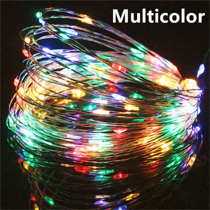 USB LED Fairy String Lights - 20M 200LED Copper Wire Garland for Christmas, Wedding & Outdoor Decor