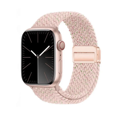 Nylon Braided Apple Watch Band - Durable Replacement Strap for Series 10/9/8/7/6/5/3 SE Ultra 49mm to 38mm