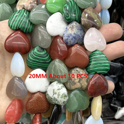 Natural Gemstone Beads - Agate Quartz Turquoise Faceted Rondelle Spacer Beads for DIY Jewelry Making & Bracelets