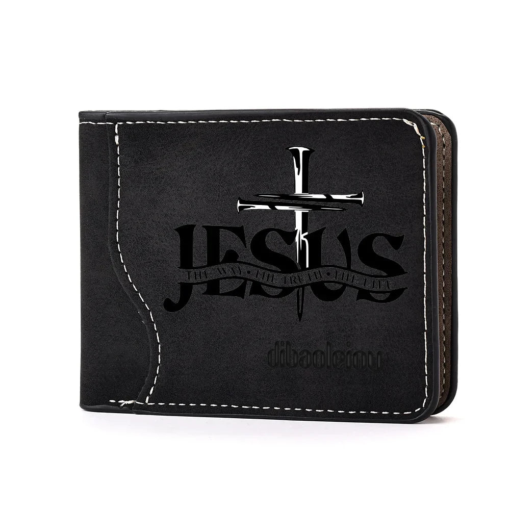 Men's PU Leather Short Wallet - Multi Card Slot Slim Soft Personalized Bifold Wallet