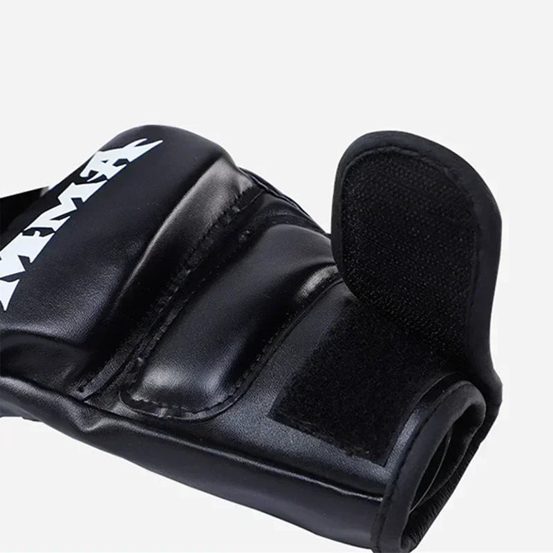 MMA Boxing Gloves - PU Training Gloves for Karate, Muay Thai, Sanda & Free Fight