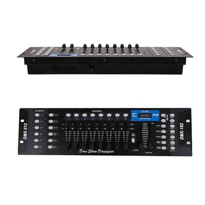 192 DMX Stage Light Controller - Professional 512 DMX Console DJ Lighting Equipment for Stage Shows & Events