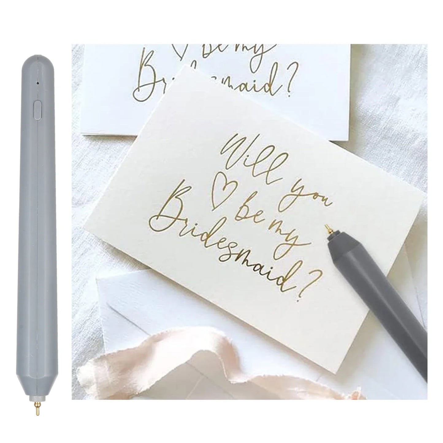 USB Heated Foil Pen Set – Hot Foil Tool for Scrapbooking, Card Making & Craft Drawing