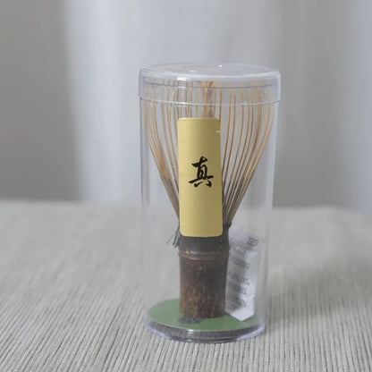 Reusable Bamboo Matcha Whisk - Traditional Tea Brush for Matcha Green Tea Preparation