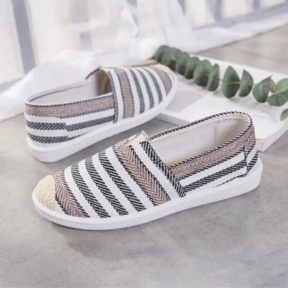 Women’s Summer Mesh Flat Shoes - Breathable Lightweight Slip-On Loafers & Casual Comfort Sneakers
