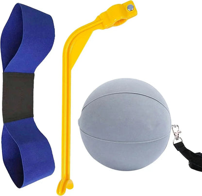 Golf Swing Training Aid Set – Arm Band, Smart Impact Ball & Pump for Posture Correction