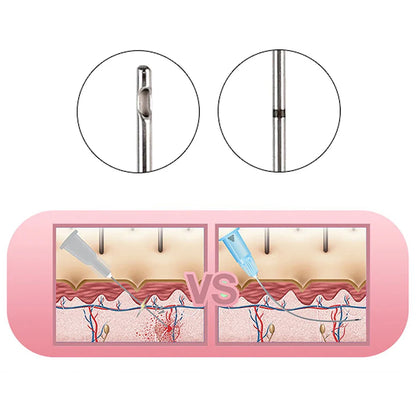 50pcs Disposable Blunt Tip Cannula Needles - For Filler Injections, Available in 8G 21G 22G 23G 25G 27G 30G for Uric Acid Facial and Nose Filling