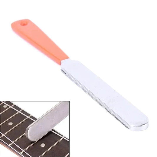 Stainless Steel Guitar Fret Corner Guard - Polishing & Repair Tool for Guitar Necks and String Instruments