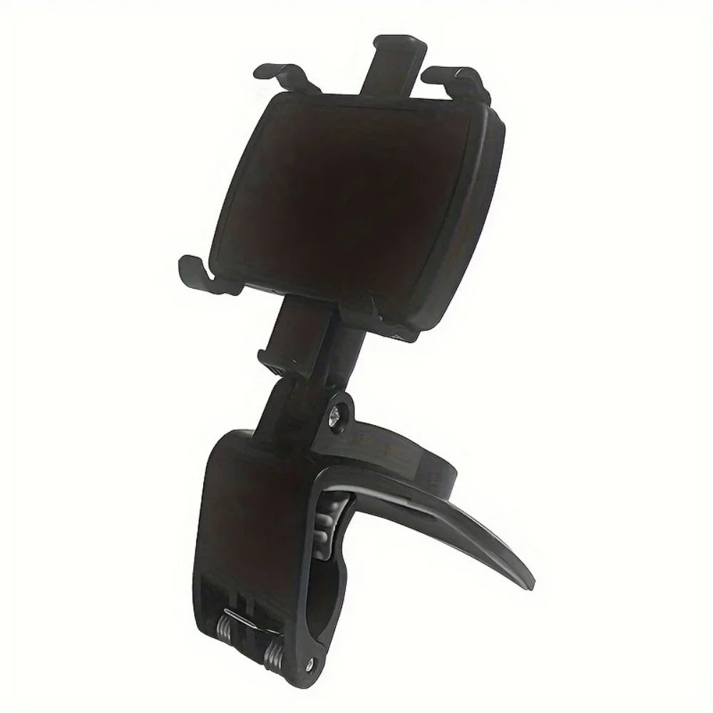 Universal Car Phone Holder Stand - 360° Rotating Dashboard GPS Mount Clip for iPhone and Smartphones
