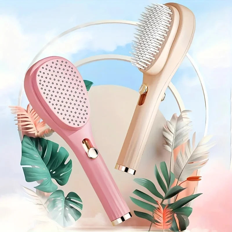 Magic Retractable Hair Comb - Anti-Static Detangling & Scalp Massage Brush for All Hair Types