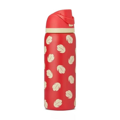 32oz & 24oz One-Touch Pop-Up Sports Water Bottle — Vacuum Insulated Tumbler with Straw & Spout, Leakproof for Outdoor and Gym Use
