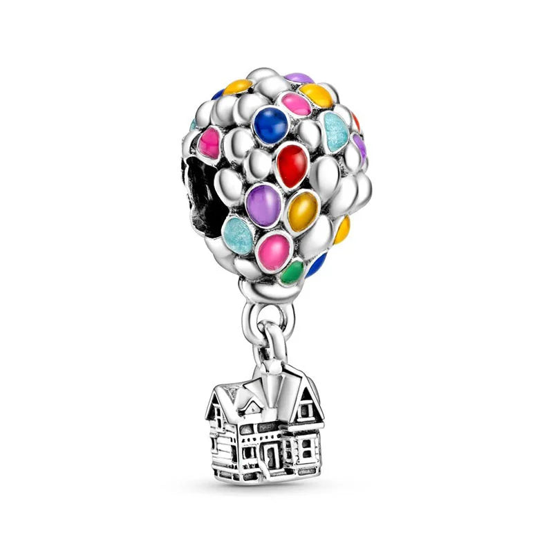 2024 New 925 Sterling Silver Bulb & Small Turtle Charm Pendant – Fit for Original Pandora Bracelet, DIY Women’s Jewelry Gift