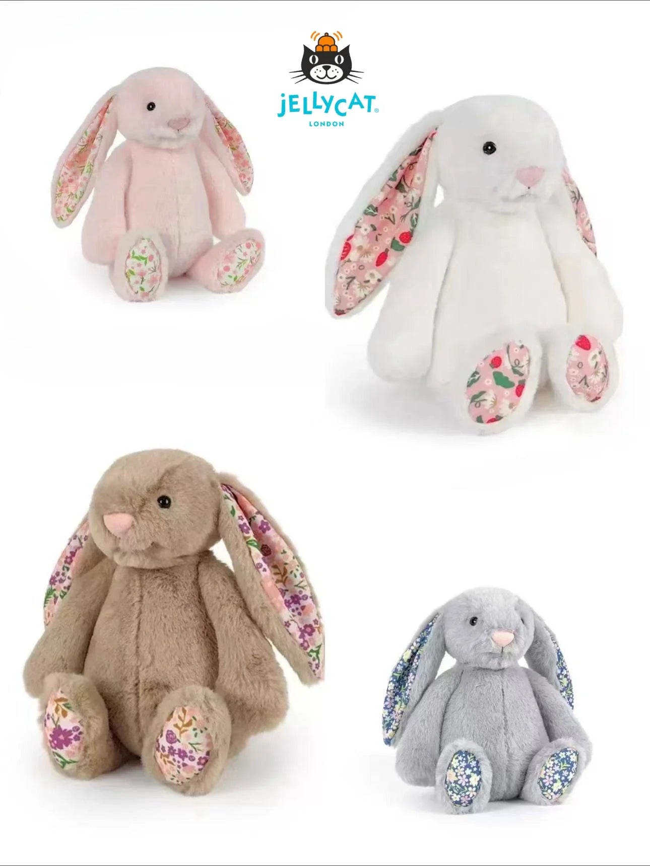 30cm Long Ears Bunny Plush Toy - Ultra Soft Rabbit Stuffed Animal Home Decor & Gift