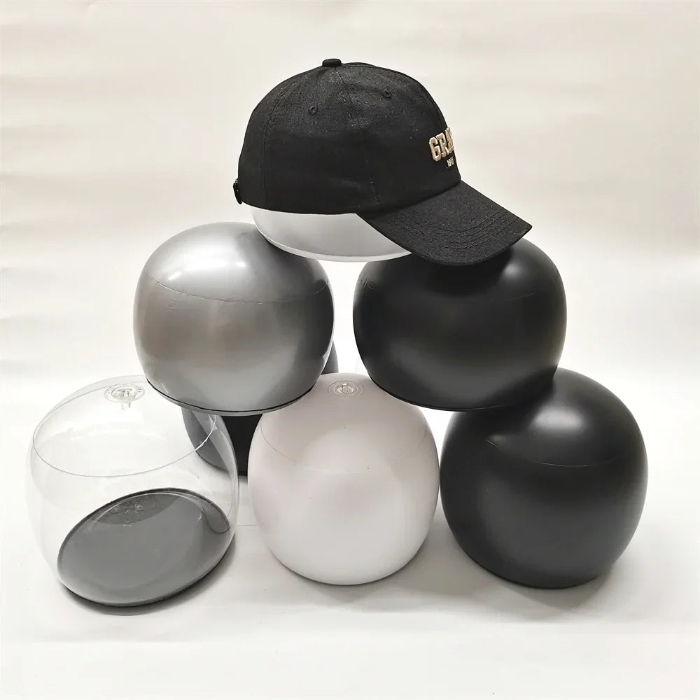 Inflatable Hat Shaper Holder - Baseball Cap Inner Support Display Form for Hat Storage & Shape Protection