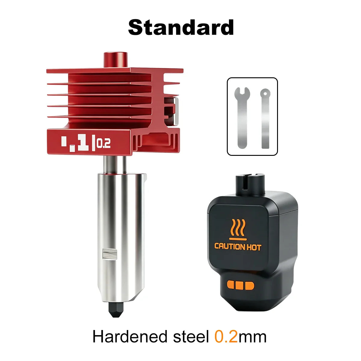 Bambu Lab P2S X2D Hotend Kit - High Quality Standard Flow Removable Nozzle 3D Printer Upgrade