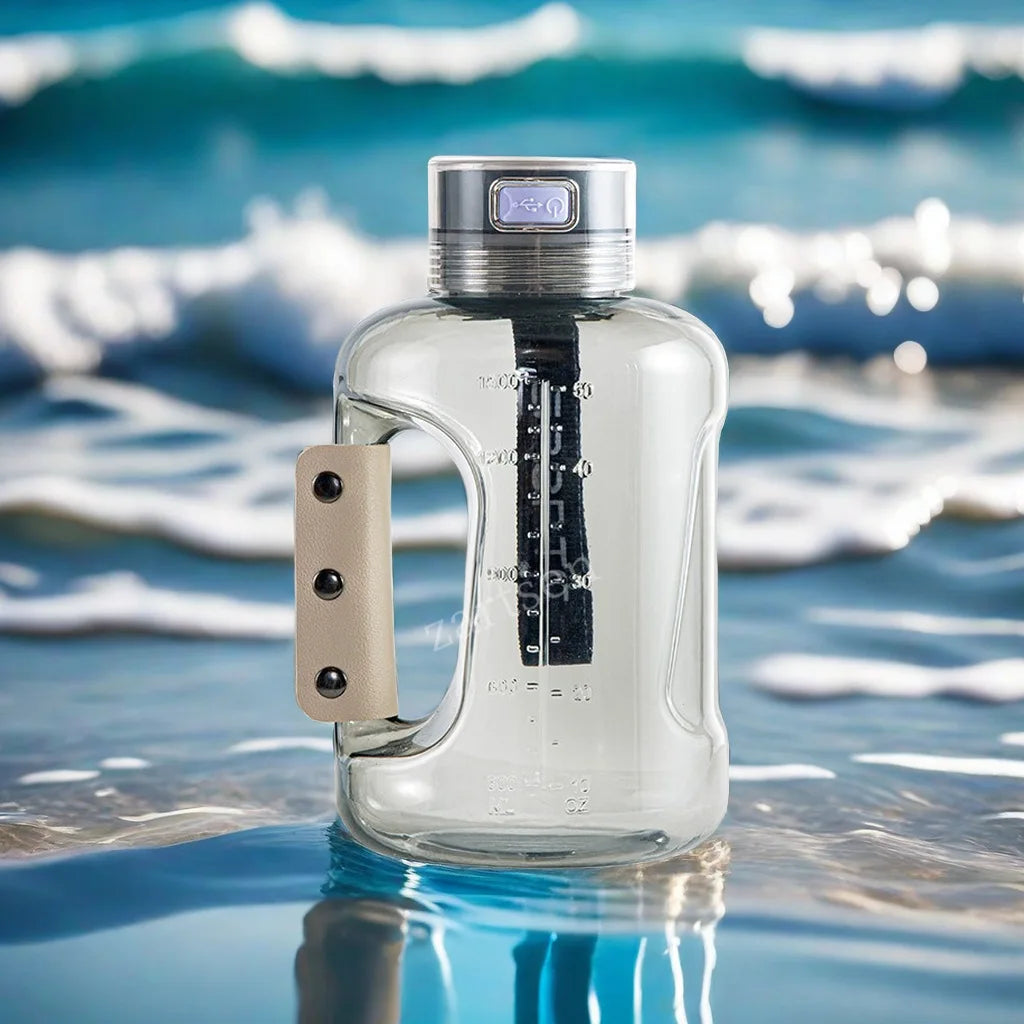 1.5L Hydrogen Water Bottle - Portable Sports Bottle with Rich Molecular Hydrogen Water Generator
