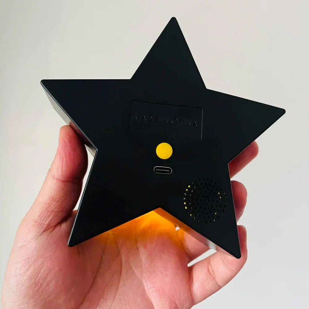 Super Star LED Music Night Light – Sound-Activated USB Desk Lamp, Decorative Light for Gifts, Xmas & Toys