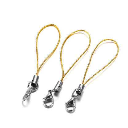 20/50/100PCS Lanyard Strap Cords - Lobster Clasp Rope Keychains for Charms, Pendants, Mobile Accessories & DIY Crafts