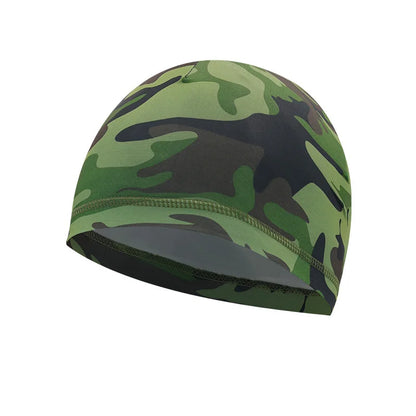 Summer UV Protection Ice Silk Skull Cap - Quick Dry Helmet Liner Hat for Men & Women, Cycling Running Workout Stretch Beanie