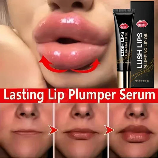 Lip Plumper Oil – Instant Volumizing, Long-Lasting Moisturizing Gloss for Sexy, Fuller Lips