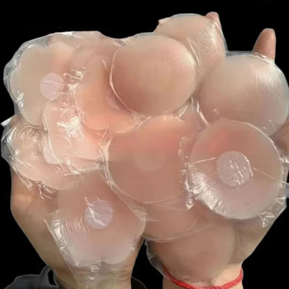 Reusable Silicone Nipple Covers for Women – Invisible Strapless Bra Pasties & Breast Petals