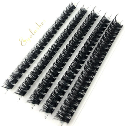 HBZGTLAD 280Pcs 3D Mink Eyelash Clusters Set – Handmade 10D 60D 80D Natural Style False Eyelashes Extension Bundle Pack