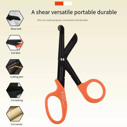 Medical Rescue Scissors - Tactical Trauma Shears for Paramedics, First Aid, Emergency & Survival Use