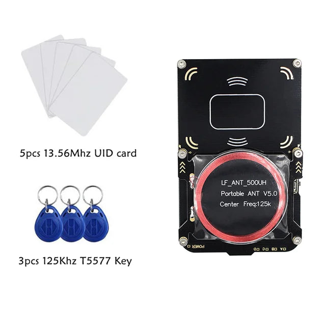 Proxmark3 PM3 Rdv 5.0 Kit – RFID Smart Chip T5577 Card Writer, 13.56MHz NFC Key Copier, IC ID Reader & Programmer Duplicator