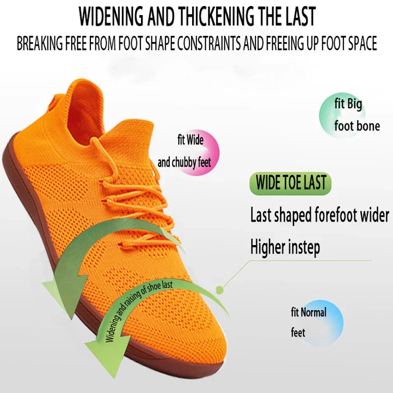 Minimalist Barefoot Shoes for Men & Women – Lightweight Breathable Zero-Sole Wide-Toe Running & Casual Walking Shoes