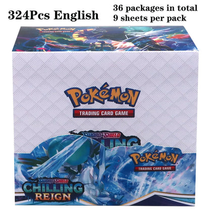 324pcs Pokemon TCG Booster Box - Sword & Shield Fusion Strike Trading Card Packs Display Set with 36 Booster Packs