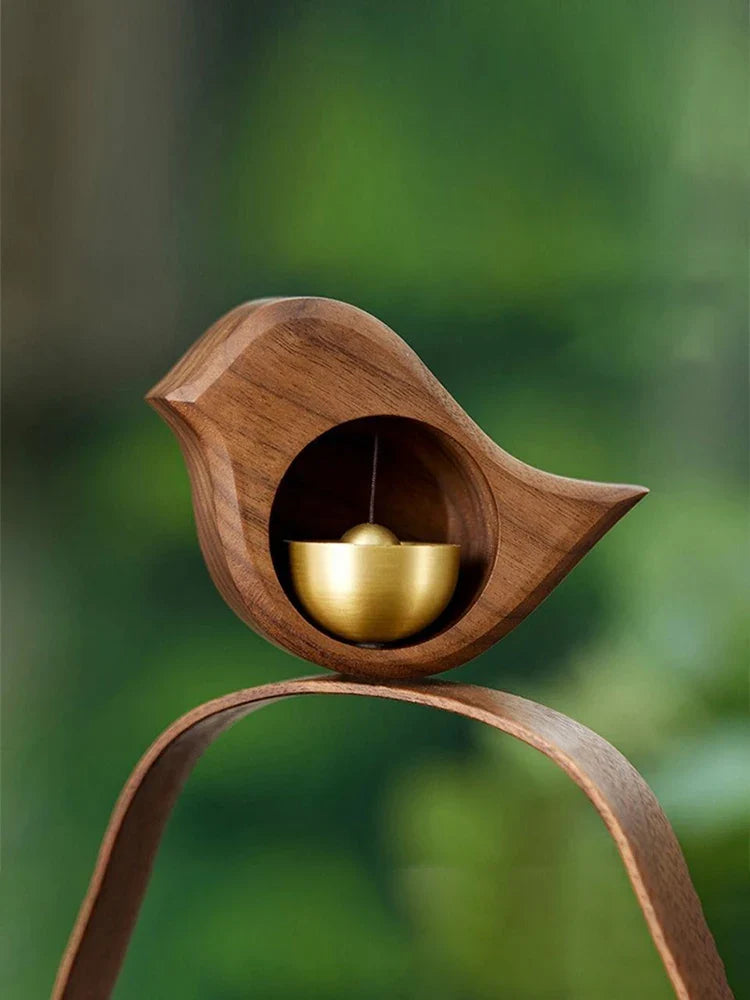 Wooden  Wind Chime Door Bell – Home & Room Decor, Front Door Reminder Bell