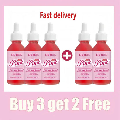 Instant Lip Plumping Serum - Nourishing Moisturizing Anti-Wrinkle Lip Gloss for Fuller Sexy Lips