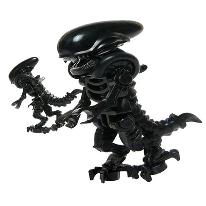 Locking Alien Action Figure — Prometheus Ice Monster Robot Building Blocks Toy, Educational Gift for Children